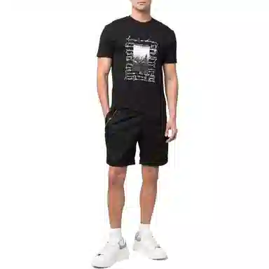 Neil Barrett FW22 Printed T-Shirt Black