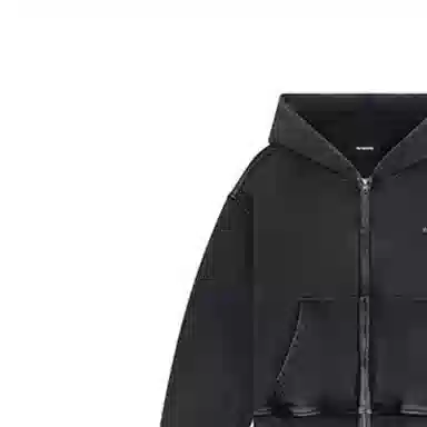 WE11DONE FW23 Hoodie Black