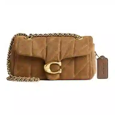 COACH Tabby 20 Brass拼雪松色