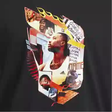 adidas Dame Abstract T-Shirt