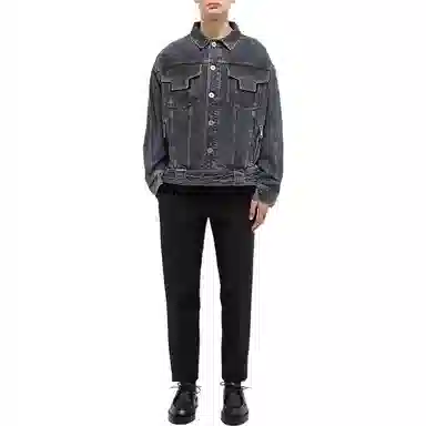 Balmain SS23 Denim Jacket Black
