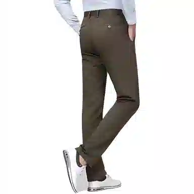 金盾 直筒纯色微弹休闲裤 男款