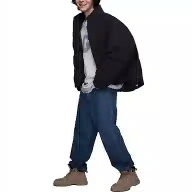 GAP FW23 Washed Straight Mid-Rise Jeans