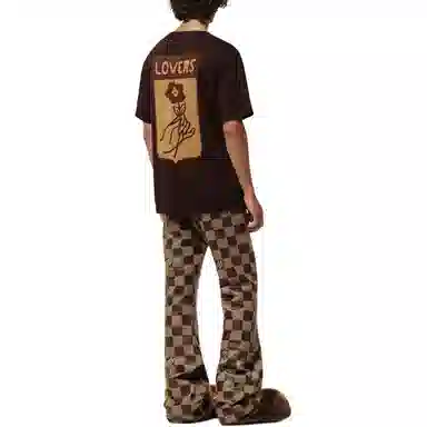 Louis Vuitton SS24 Cartoon Print T-Shirt Brown