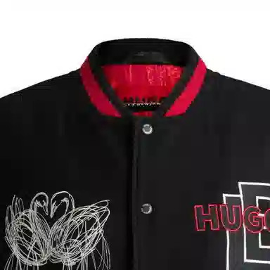 HUGO BOSS Bomber Jacket Black