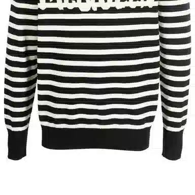 Alexander McQueen Logo Striped Sweater