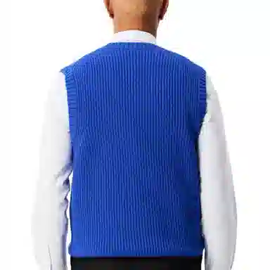 Lacoste V-Neck Vest Blue