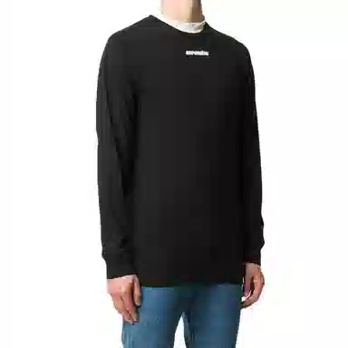 OFF-WHITE Arrow Print Long Sleeve Tee Black