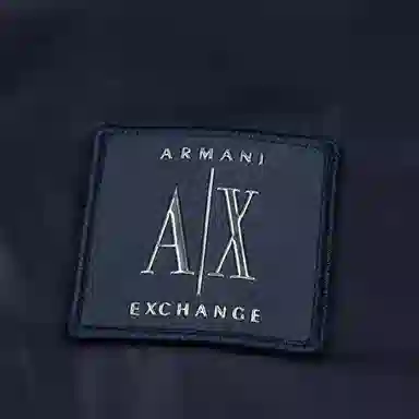 Armani Exchange Letter Logo Long Sleeve Jacket Navy