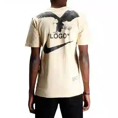 OFF-WHITE Large Logo T-Shirt Vanilla