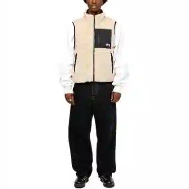 Stussy FW23 SHERPA REVERSIBLE VEST