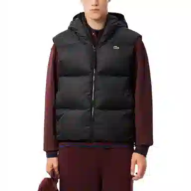 Lacoste Waterproof Vest Black
