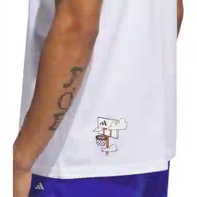 adidas Lil' Stripe Basketball Tee T