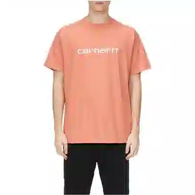 Carhartt WIP SS22 Logo Tee Pink