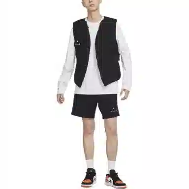 Jordan V-Neck Sleeveless Vest Black