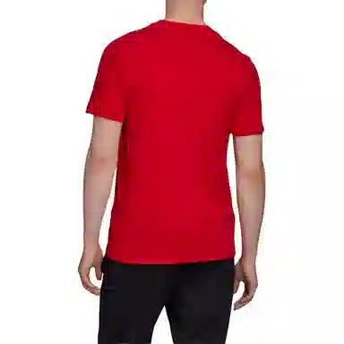 adidas neo Casual Breathable Letter T-Shirt Red