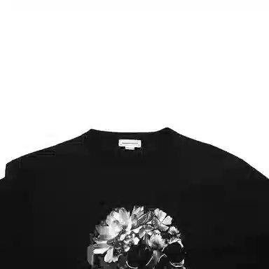 Alexander McQueen Skull Print Long Sleeve T-Shirt