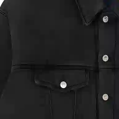 Balenciaga Denim Jacket Black