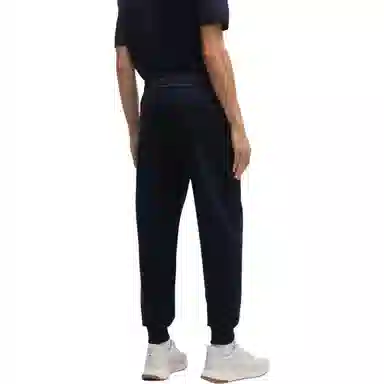 HUGO BOSS Cotton-Blend Tracksuit Bottoms With Mesh Trims