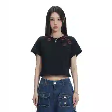 BJHG Romantic Kiss Print T-Shirt