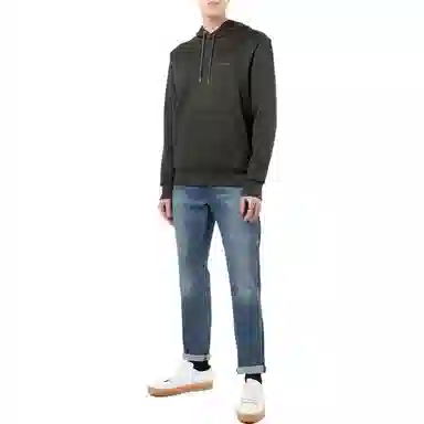 HUGO BOSS Logo Hoodie Green