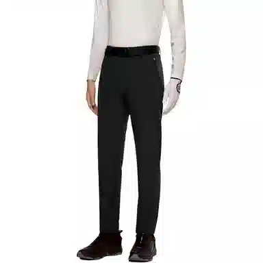 比音勒芬 简约日常直筒纯色休闲裤 男款 黑