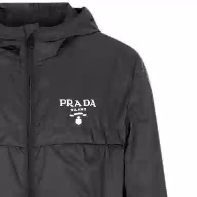 Prada FW22 Hooded Jacket Black
