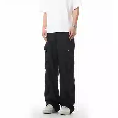 寻星记 美式复古伞兵风宽松多口袋休闲裤 男女同款