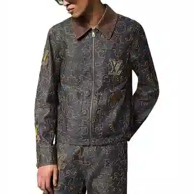 LOUIS VUITTON x Timberland Denim Jacket Brown
