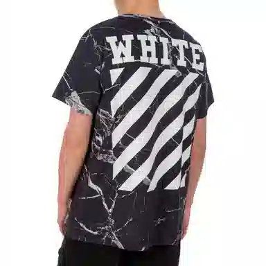OFF-WHITE Marble Print T-Shirt
