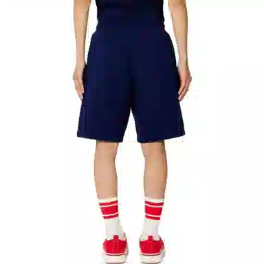 AMIPARIS Navy Logo Drawstring Shorts