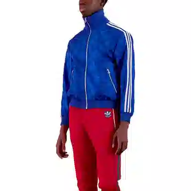 GUCCI x adidas Originals FW22 Retro Stripe Jacket Blue