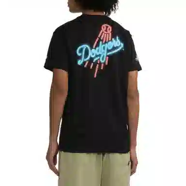 New Era x MLB Los Angeles Dodgers Black Tee