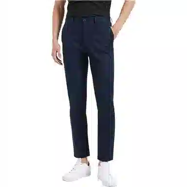 才子 修身中腰直筒裤休闲裤 男款