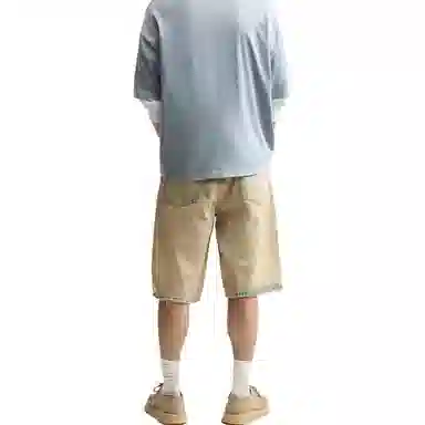 ZARA Denim Shorts Gold