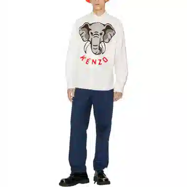 KENZO SS23 Elephant Logo Shirt