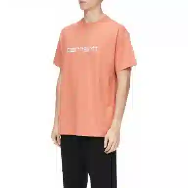 Carhartt WIP SS22 Logo Tee Pink