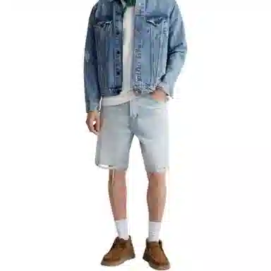 ZARA Denim Shorts Light Blue