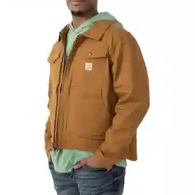 Carhartt 105748 Rugged Flex Duck Jacket logo Relaxed Fit