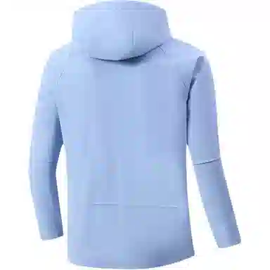 浪莎  纯色拉链连帽休闲舒适百搭  防水防风冲锋衣 男女同款