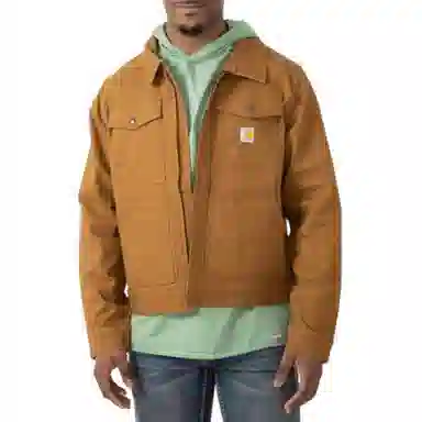 Carhartt 105748 Rugged Flex Duck Jacket logo Relaxed Fit