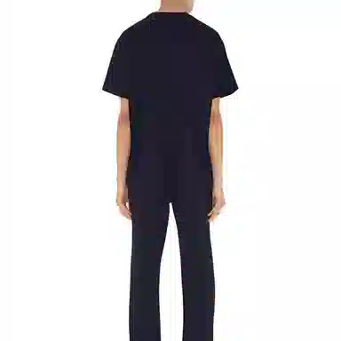 Burberry SS23 Logo Crewneck T-Shirt Navy