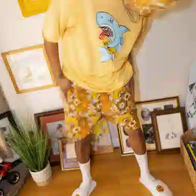 Drew House Figment Ss Tee Tangerine T