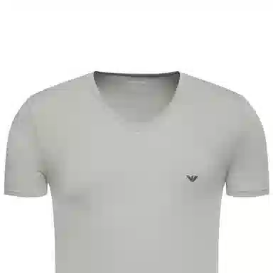 Emporio Armani Logo V-Neck T-Shirt