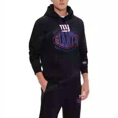 HUGO BOSS BOSS X NFL Cotton-Blend Hoodie With Collaborative Branding