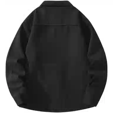 帕丁顿熊 绅士小熊玫瑰花高端万针刺绣休闲潮流百搭美式宽松长袖衬衫 男女同款