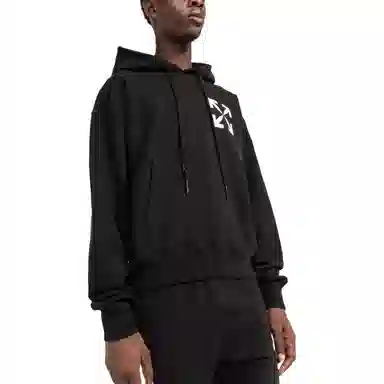 OFF-WHITE SS22 Logo Arrow Cotton Hoodie
