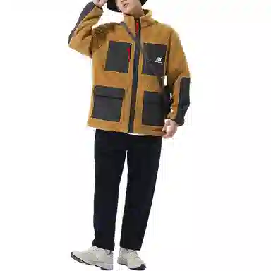 New Balance Fleece Jacket Brown