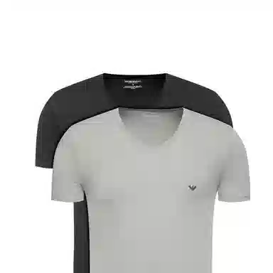 Emporio Armani Logo V-Neck T-Shirt