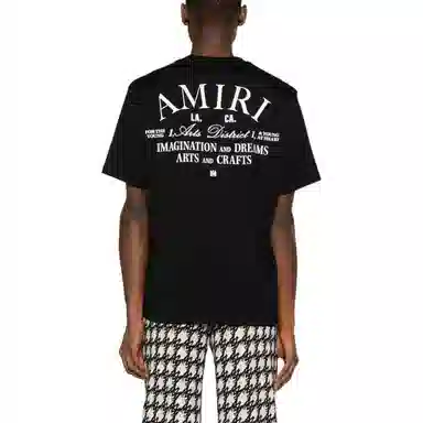 AMIRI Logo Print T-Shirt Black